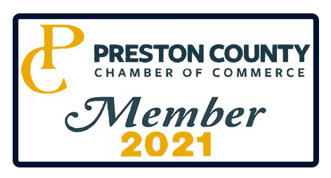 Preston County Chamber of Commerce 2021 Membership Badge